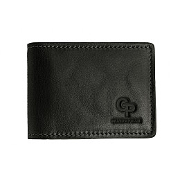 Зажим Grande Pelle 107610 глянцевая кожа Черный 11 × 8 × 0.5