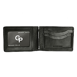 Зажим Grande Pelle 107610 глянцевая кожа Черный 11 × 8 × 0.5