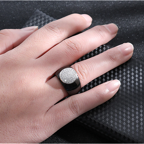 Кольцо керамическое Black Vilotti Berkani ТA27852