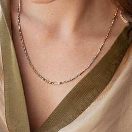 Цепочка Шарики в трех цветах золота ц00442 Оникс 50