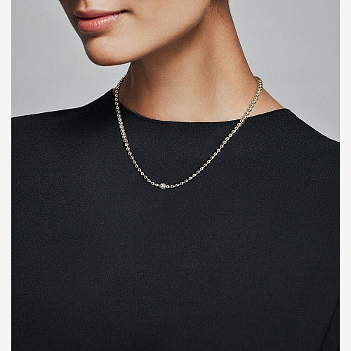 Серебряные бусы Pandora Бусы и Pave 398565C01