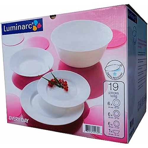 Сервиз столовый Luminarc Everyday 19 предметов 0567(5715)