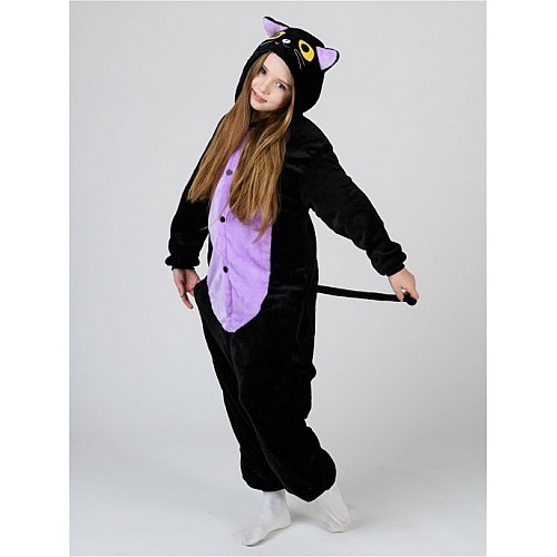 Піжама Кігурумі дитяча BearWear Спукі Кет XS 95 - 105 см Чорний (K0W1-0143-XS)