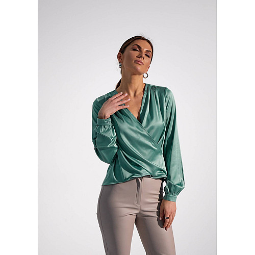 Блуза SL-FASHION 481.1 42 Фісташковий (SLF-498.2-1)