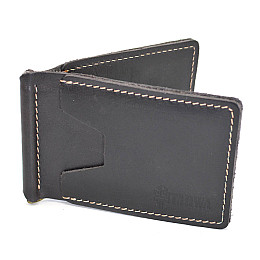 Кожаный зажим для денег мягкий коричневый GC-hold-001 TARWA