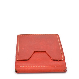 Кожаний затискач для грошей червоний RRc-hold-001 TARWA