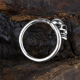 Кольцо Win Череп Регулируемый 16 - 19,5 Стальной (23681)