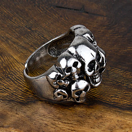 Кольцо Win Банда Десяти Регулируемый 19-22 Стальной (23683)