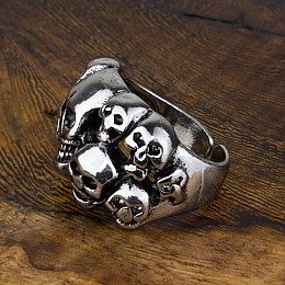 Кольцо Win Банда Десяти Регулируемый 19-22 Стальной (23683)