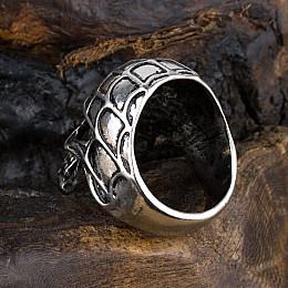 Перстень Win Череп Паутина 20 Стальной (27021)