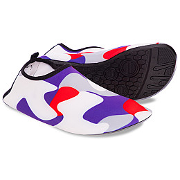 Обувь Skin Shoes для спорту і йоги SP-Sport Камуфляж PL-0418-BKR розмір 34-45 Фіолетовий