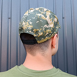 Кепка бейсболка тактическая регулируемая One size Пиксель