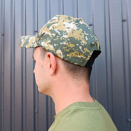 Кепка бейсболка тактическая регулируемая One size Пиксель