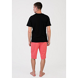 Піжама чоловіча Homewear MAD 19525 M Black/Coral (3700465520666)