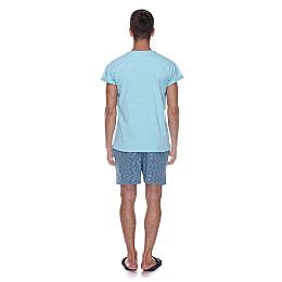 Пижама чоловіча Homewear MAD 19533 M Turquoise (3700465519363)