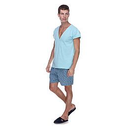 Пижама мужская Homewear MAD 19533 XXL Turquoise (3700465519633)