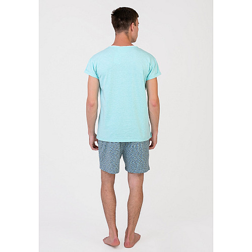 Піжама чоловіча Homewear MAD 19533 M Turquoise/bianco (3700465519653)