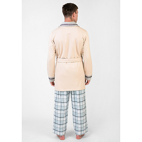 Жакет мужской Homewear Mad 45096G L Beige (3700467745096)