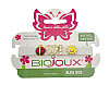 Браслет Biojoux BJB009 Kids Silicon Glitter White 4 GP Charms 15 см Білий