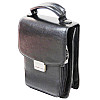 Кожана чоловіча барсетка Giorgio Ferretti Чорний (EF053 black)