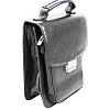 Кожана чоловіча барсетка Giorgio Ferretti Чорний (EF053 black)