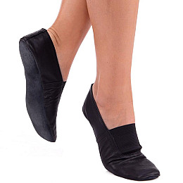 Чешки кожаные Zelart ZS-3996 30 Черный (SK001009)