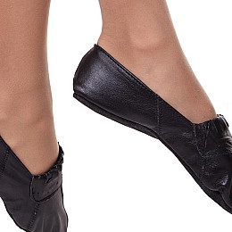 Чешки кожаные Zelart ZS-5305 29 Black (SK001013)