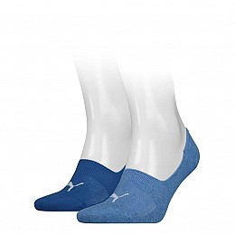 Следы Puma Unisex Footie 2-pack blue — 141011001-001 35-38