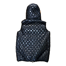 Теплый жилет с подогревом от Powerbank Shine Теплий Пан 4XL Dark Blue