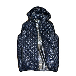 Теплый жилет с подогревом от Powerbank Shine Теплий Пан 4XL Dark Blue