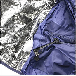 Жилетка с подогревом от повербанка USB Lesko M01-9 Blue S