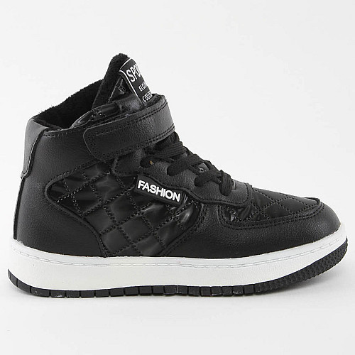 Кеды детские 338759 р.36 (22,5) Fashion Черный