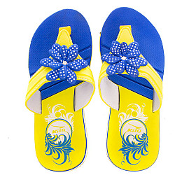 Вьетнамки для девочек Kito EC4003 FDSO 35 Сине-желтый (06508406)