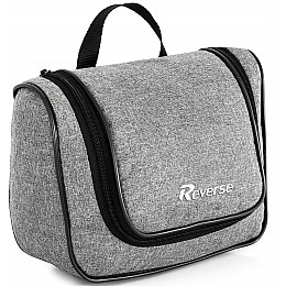 Дорожная косметичка несессер бьюти кейс Reverse 26х20х10 см Серый (TK-01 grey)