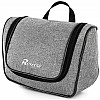 Дорожная косметичка несессер бьюти кейс Reverse 26х20х10 см Серый (TK-01 grey)