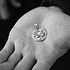 Серебряный кулон Знак зодиака Весы 133221терези Оникс