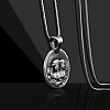 Серебряный кулон Знак зодиака Близнецы 133221близнюки Оникс