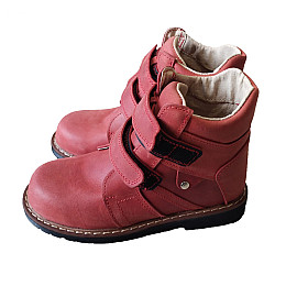 Детские ортопедические ботинки с супинатором Foot Care FC-115 размер 29 красные