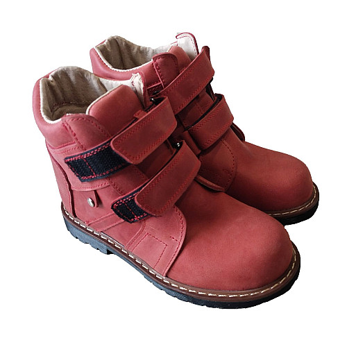 Детские ортопедические ботинки с супинатором Foot Care FC-115 размер 32 красные