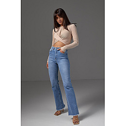 Лонгслив SL-FASHION 526.3 40 Бежевый