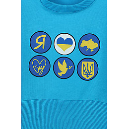 Реглан для девочки ADK 205 116 см Голубой (2000989235491)