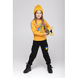 Реглан для девочки ADK 207 116 см Горчичный (2000989263562)