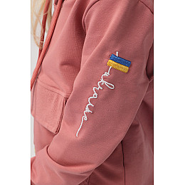 Реглан для девочки ADK 208 122 см Пудровый (2000989303695)