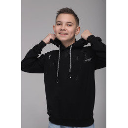 Худи для мальчика с принтом X-SHOW 99177 140 см Черный (2000989446798)