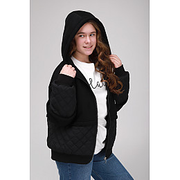 Куртка для дівчинки XZKAMI 2263 140 см Чорний (2000989456810)