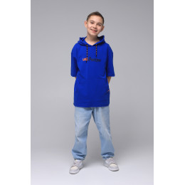 Футболка худи для мальчика с принтом X-SHOW 2294 176 см Синий (2000989447498)
