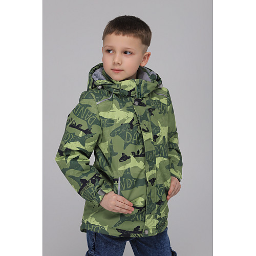 Куртка для мальчика Snowgenius D442-08 116 см Хаки (200098939303030)
