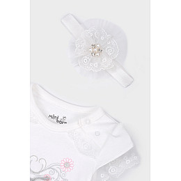 Боді-сукня святкова Mini born 3082 74 см Білий (2000989448273)