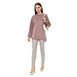 Трикотажная туника SVTR 400 темная пудра 50-52