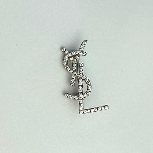 Серебряная брошка SilverBreeze с фианитами (2102328)